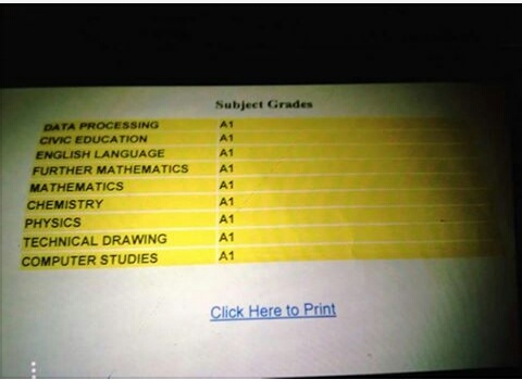 Be Sincere!! Is This Kind Of WAEC Result Possible? (See Photo)